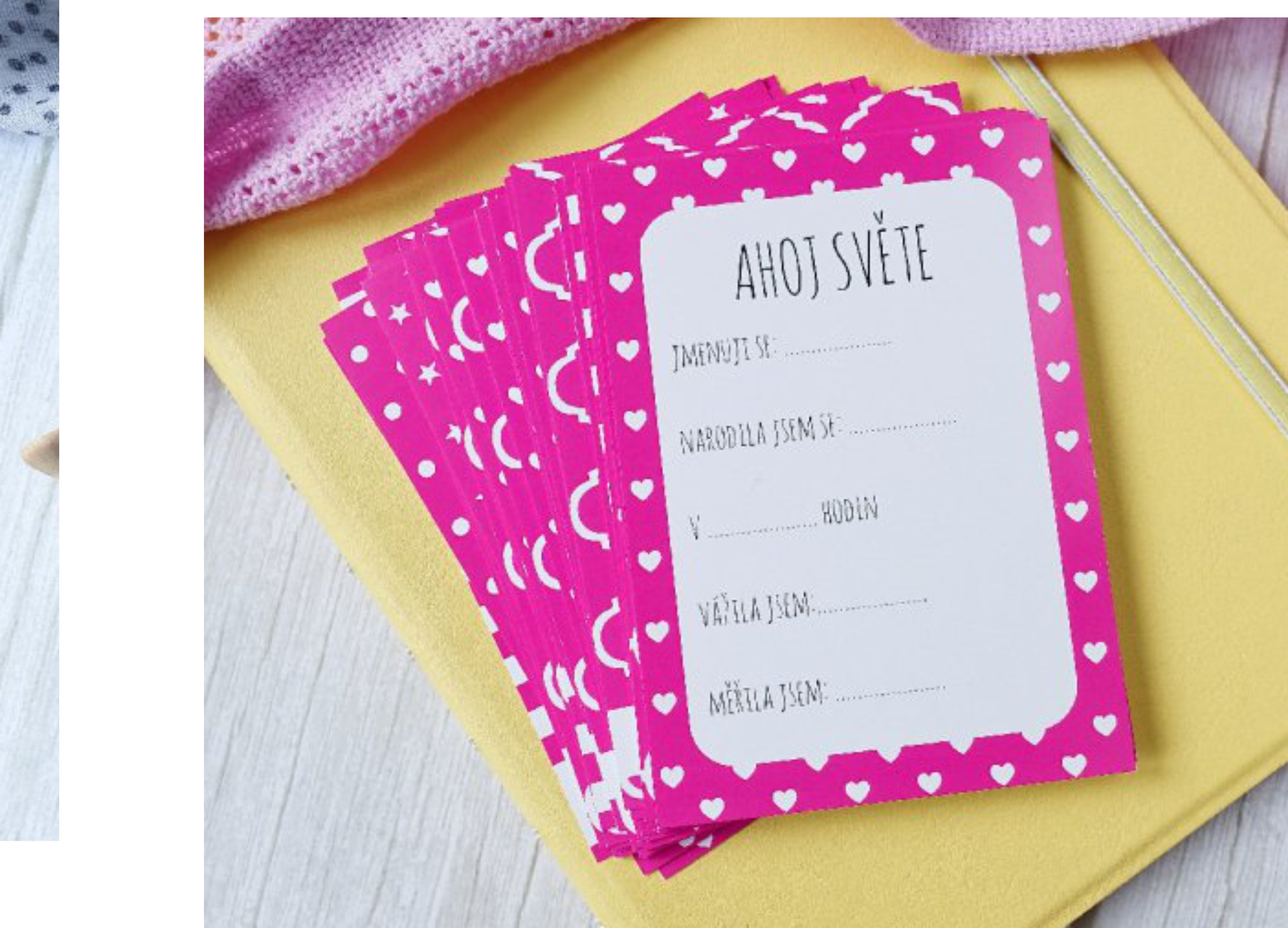 Zuzadesign Milníkové kartičky PRO MIMINKO magenta 35ks (HOLČIČKA) Druh: DÁRKOVÁ KRABIČKA