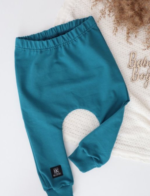 Blonki Tepláky PETROLEJ Velikost: 74/80 (6-12 měsíců)