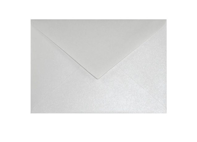 Obálky metalické C6 Barva: White