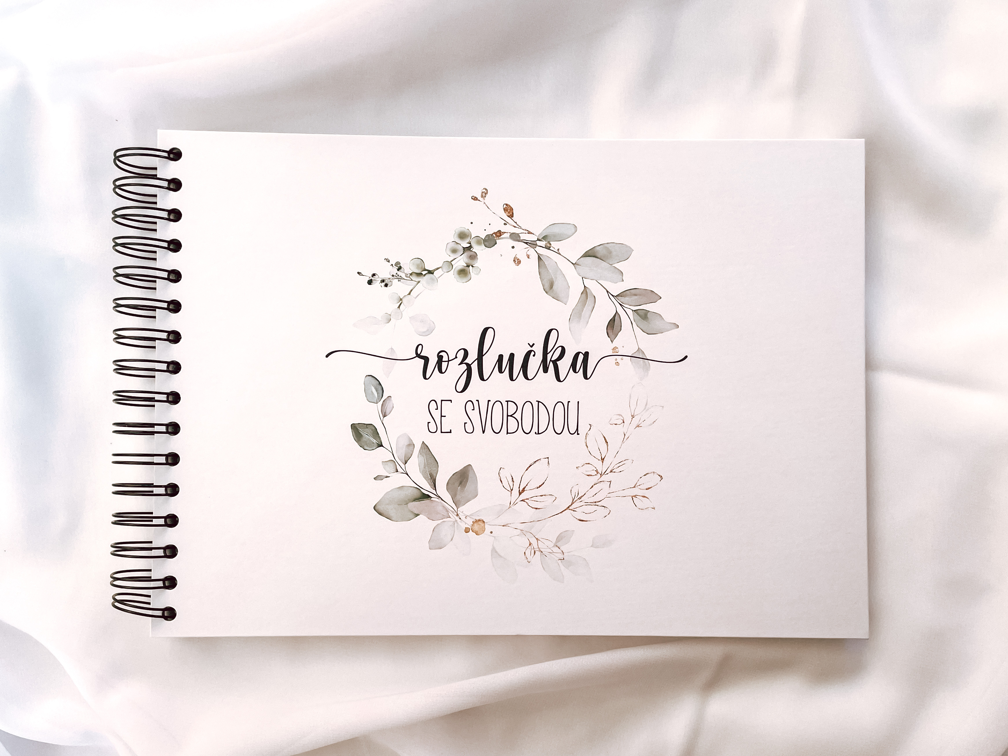 Zuzadesign Kniha na rozlučku se svobodou GREEN