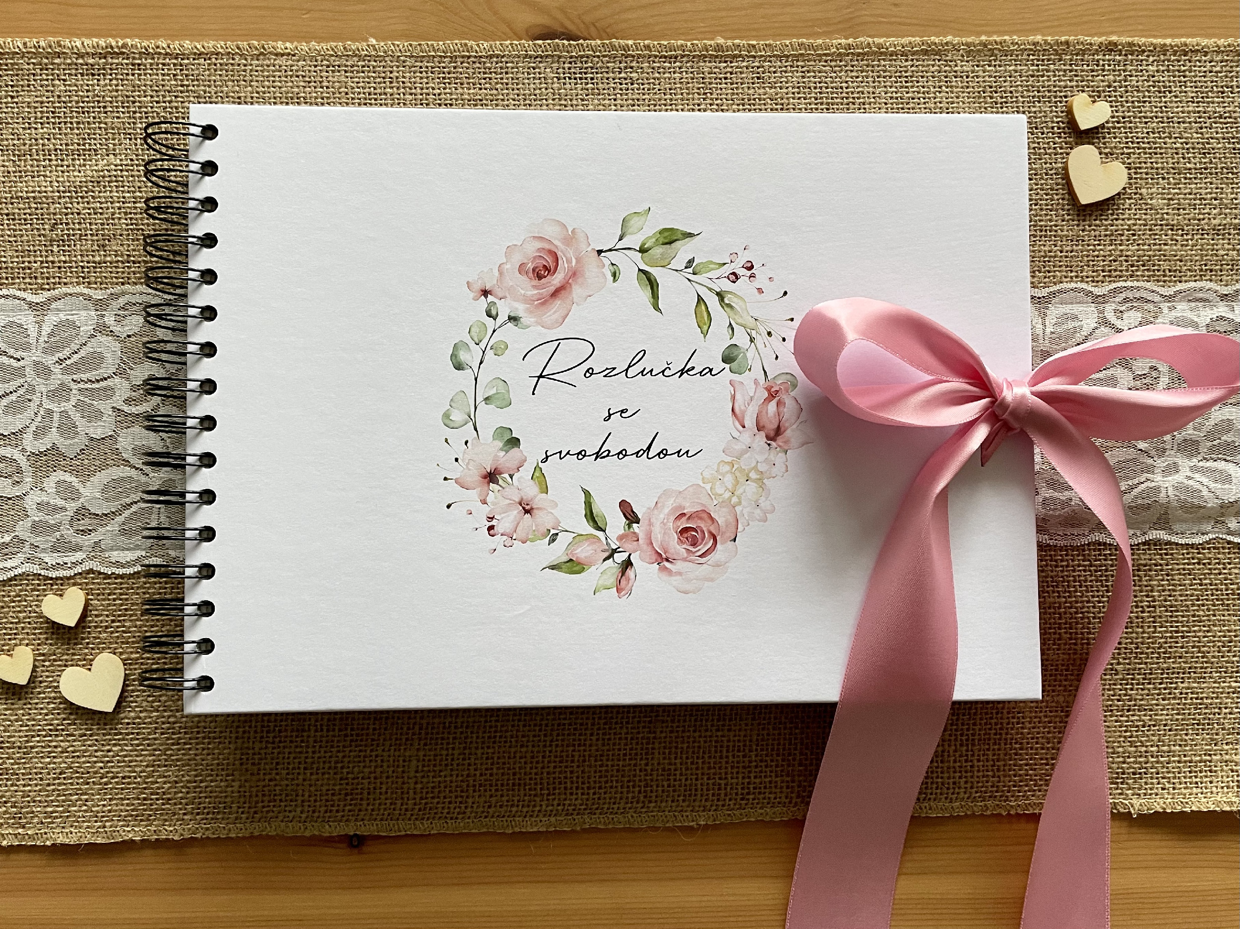 Zuzadesign Kniha na rozlučku se svobodou ROSIE