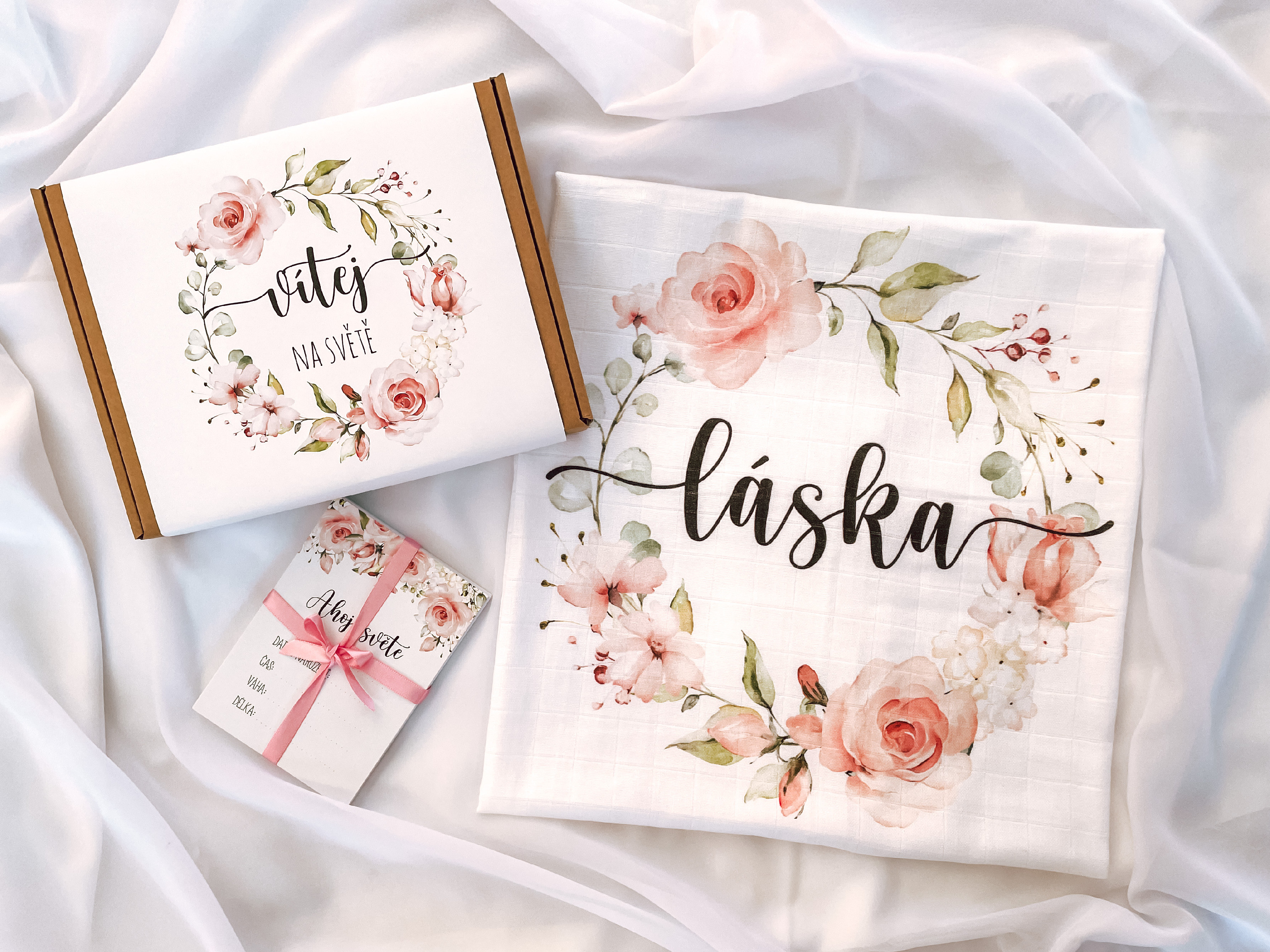 Zuzadesign Dárková sada ROSIE Položka: Plenka