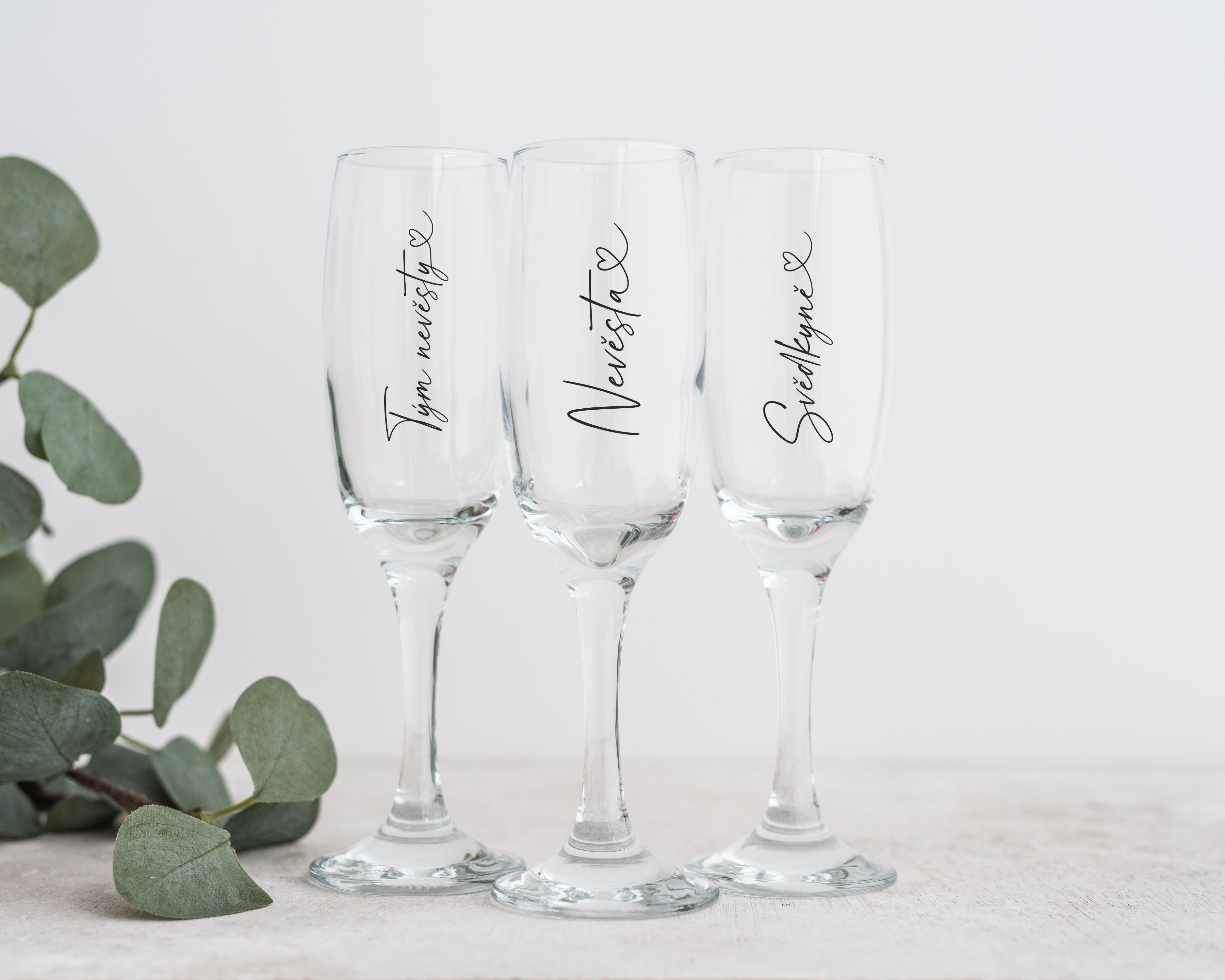 Samolepka na skleničku Nápis: svědek