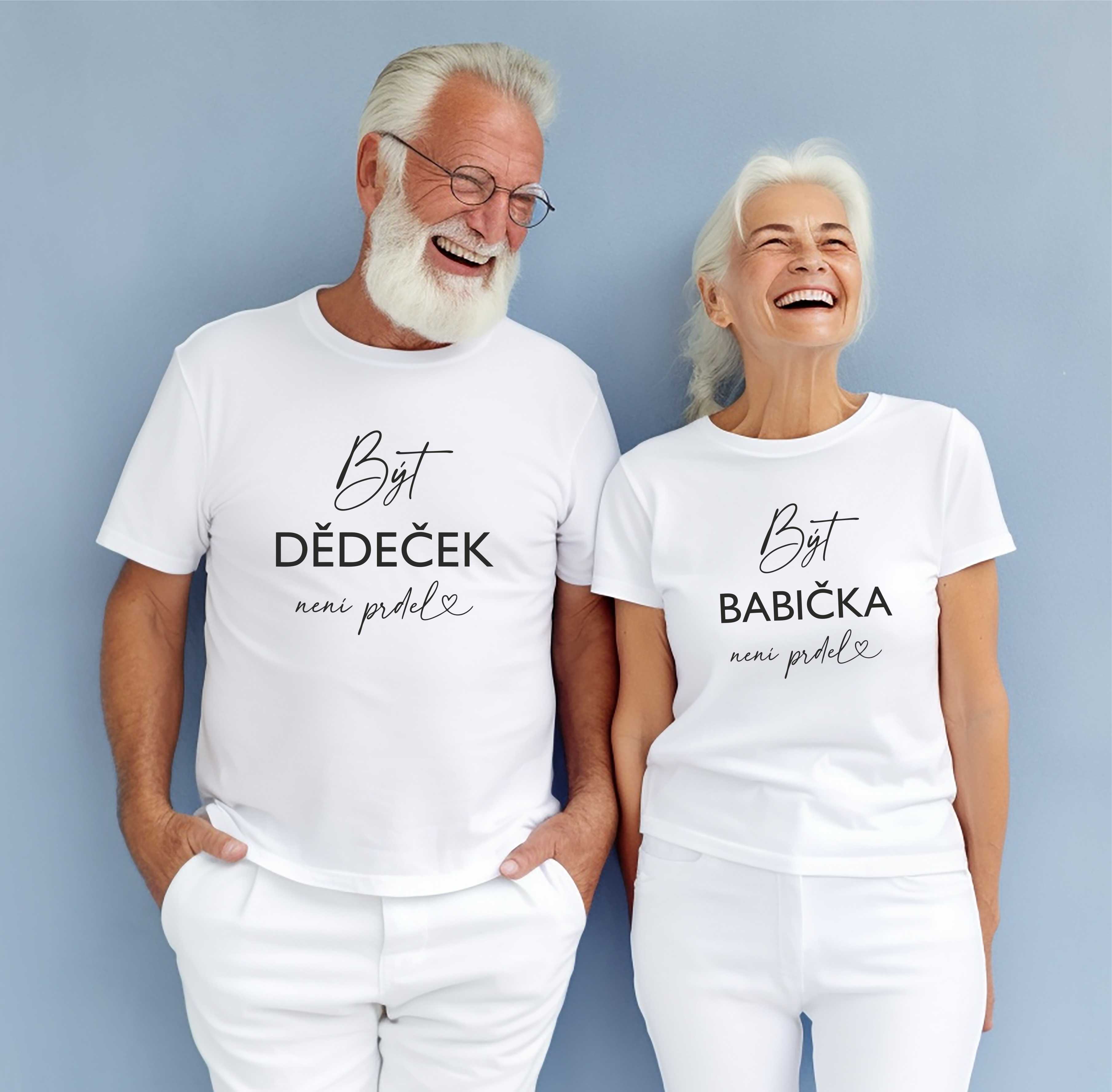 Zuzadesign Nažehlovací nápis - Být Babička a Dědeček není prdel Barva: ČERNÁ - Být dědeček není prdel