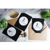 Milníkové kartičky POLKA DOT BLACK (UNISEX)