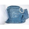 Nažehlovací nápis na jeansovou bundu Mrs.