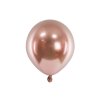 glossy balonky 12cm rose gold sada 50 ks