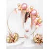 balonky rose gold party scena