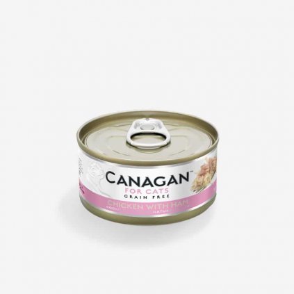 Canagan Cat kura a šunka - konzerva pre mačku 75 g