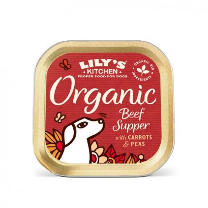 Lily's Kitchen Dog Organic Beef Supper 150g