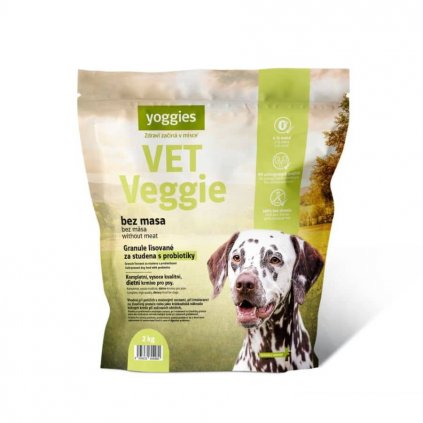 Yoggies VET Veggie za studena lisované granule bez mäsa