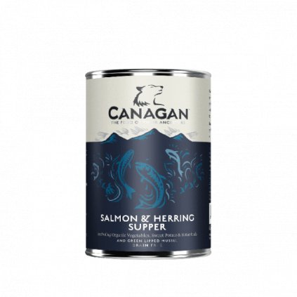 Canagan Salmon & Herring konzerva pre psa 400 g
