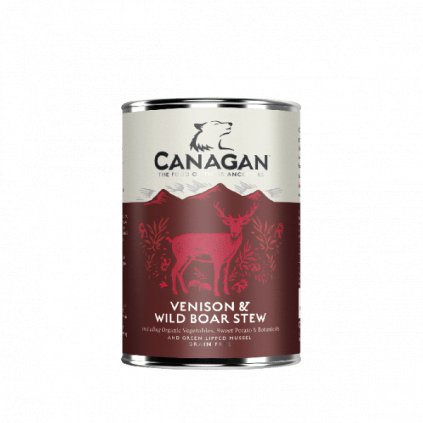 Canagan Venison & Boar konzerva pre psa 400 g