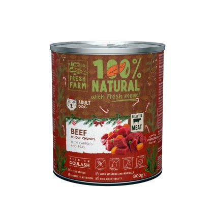 FF CHRISTMAS DOGS Guolash BEEF cans 800g