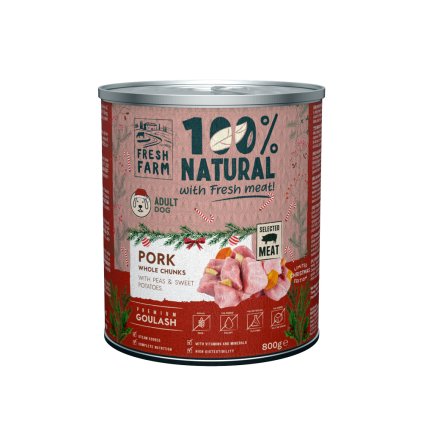 FF CHRISTMAS DOGS Guolash PORK cans 800g