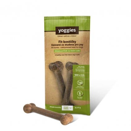 Fit kostičky Yoggies lisované za studena kuracie 2 x 47 g