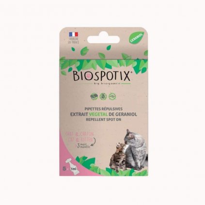 Biogance Biospotix Cat spot-on pipety proti parazitom pre mačky 5x1ml