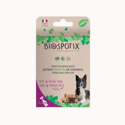 Biogance Biospotix Dog spot-on S - M (do 20 kg) - pipety proti parazitom 5x1ml