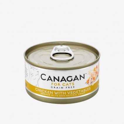 Canagan Cat kura a zelenina - konzerva pre mačku 75 g