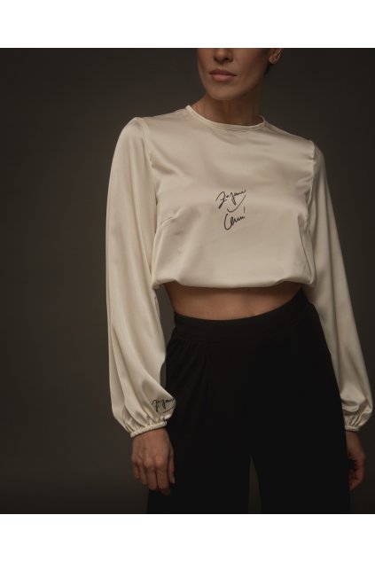 WHITE LOGOMANIA TOP