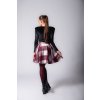 CUBE BURGUNDY SKIRT