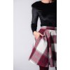 CUBE BURGUNDY SKIRT