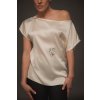 WHITE LOGOMANIA BLOUSE