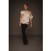 WHITE LOGOMANIA BLOUSE