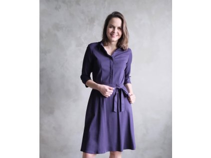 Modré šaty do áčka