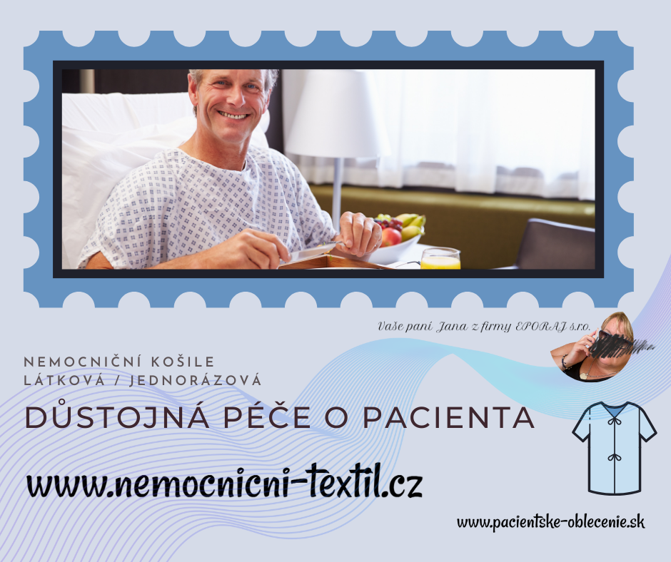 Nemocniční košile – klíč k důstojné péči o pacienta