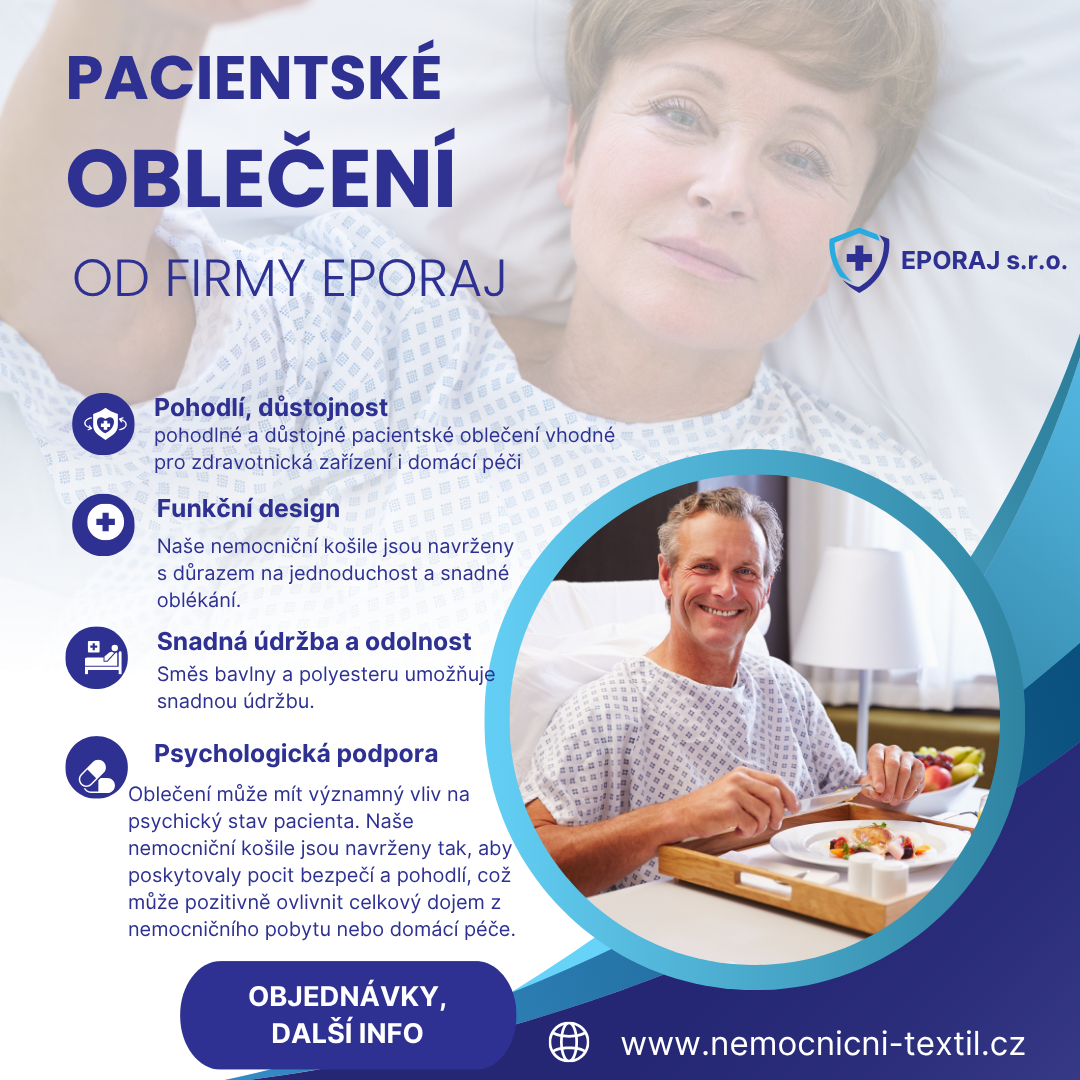 Domácí péče o imobilního člověka: Co obnáší a proč je důležitá i nemocniční košile