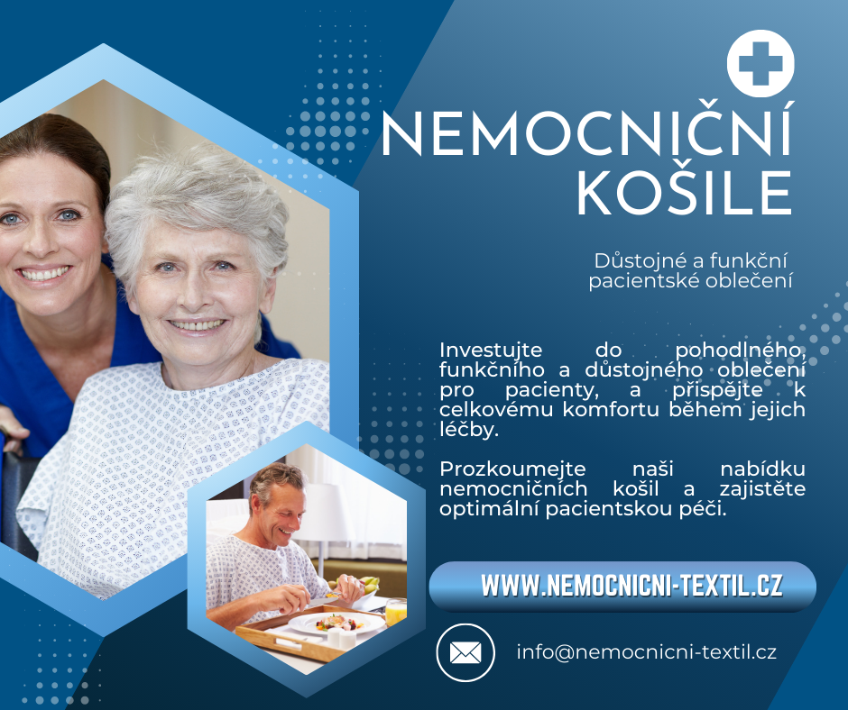Pacientské prádlo - pohodlné, důstojné a funkční zdravotnické oblečení