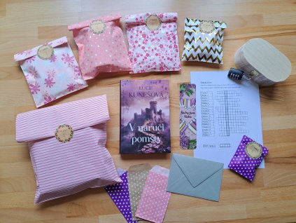 Dobrodružný knižní box V náruči pomsty (Lucie Kunešová)
