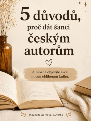 Jakou knihu od českého autora už jste letos přečetli a doporučili byste ji ostatním? 📚❤️ ------------ Ahoj, jsem Zuzana a...