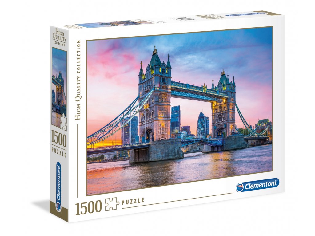 Clementoni puzzle Tower Bridge Londýn 1500 dielikov