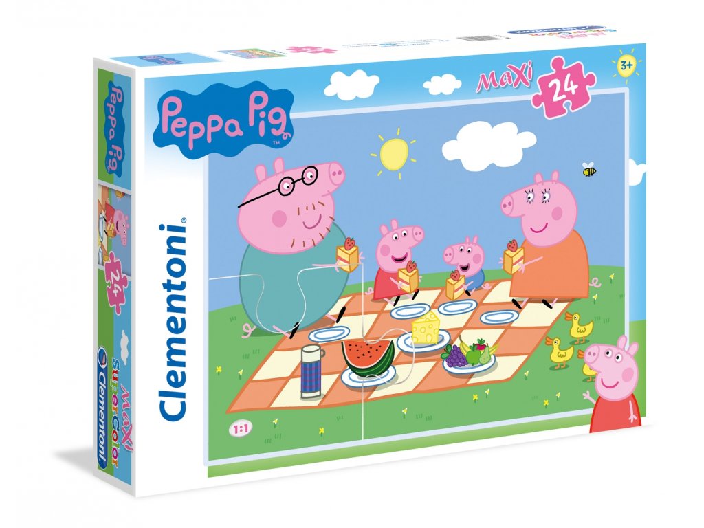Clementoni Maxi puzzle - Peppa na pikniku 24 dielikov