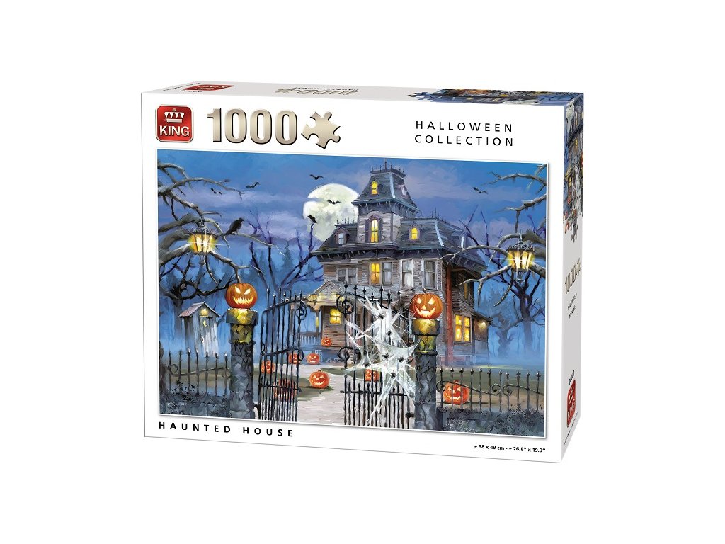 King puzzle Strašidelný dom 1000 dielikov