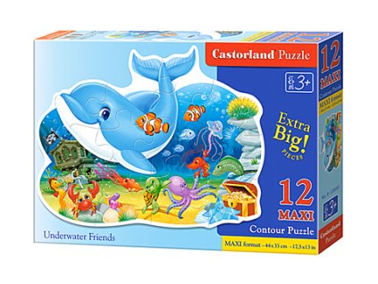 Castorland detské Maxi Puzzle Morskí priatelia 12 dielikov