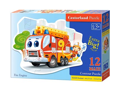 Castorland detské Maxi Puzzle Hasičské auto 12 dielikov
