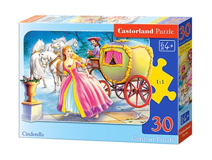 Castorland detské puzzle Popoluška 30 dielikov