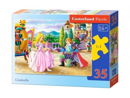 Castorland detské puzzle Popoluška 35 dielikov