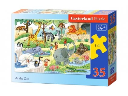 Castorland detské puzzle V Zoo 35 dielikov