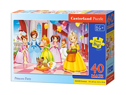 Castorland detské Maxi puzzle Princeznina oslava 40 dielikov