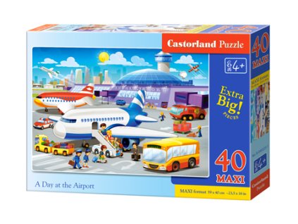 Castorland detské Maxi puzzle Letisko 40 dielikov