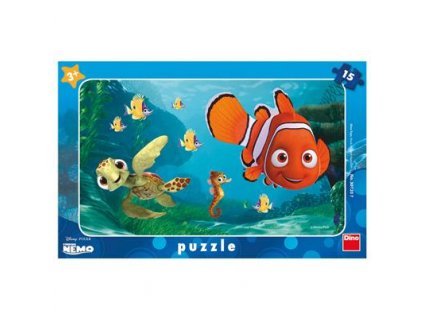 Dino Doskové puzzle Nemo a korytnačka 15 dielikov