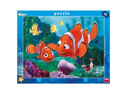 Dino puzzle Nemo 40 dielikov - doskové puzzle