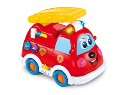 Huile Toys Hasičské auto so zvukom 15 cm - jazdiace