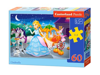 Castorland detské puzzle Popoluška 60 dielikov