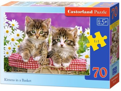 Castorland detské puzzle Mačiatka 70 dielikov