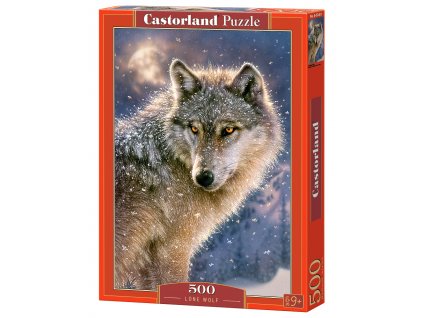 Castorland - Puzzle Osamelý vlk 500 dielikov